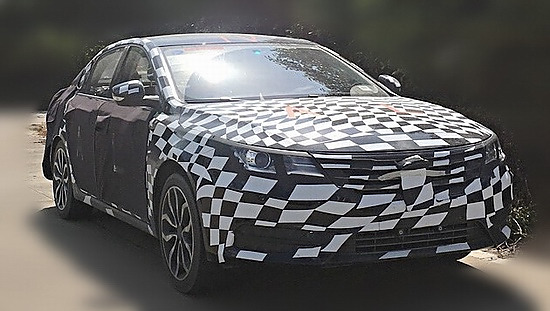 全新一代荣威550谍照曝光