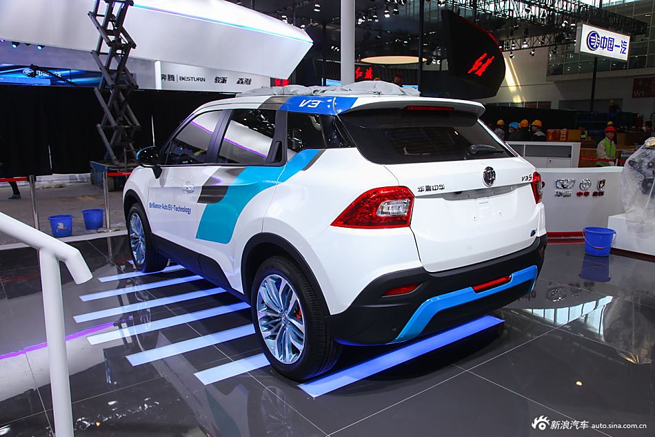 2016北京车展探馆 抢先实拍中华V3 EV