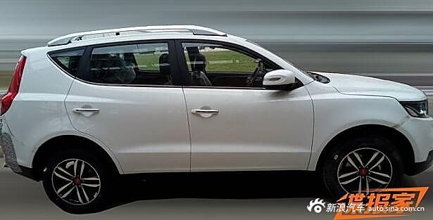 吉利新款GX7低位装谍照