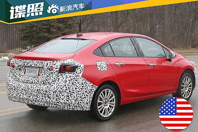 科鲁兹混动版路试谍照