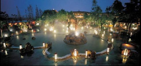 珠海御温泉夜景(图片来源：飘雪的宝贝)