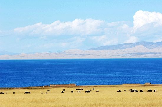 青海湖(图片来源：风言风语)