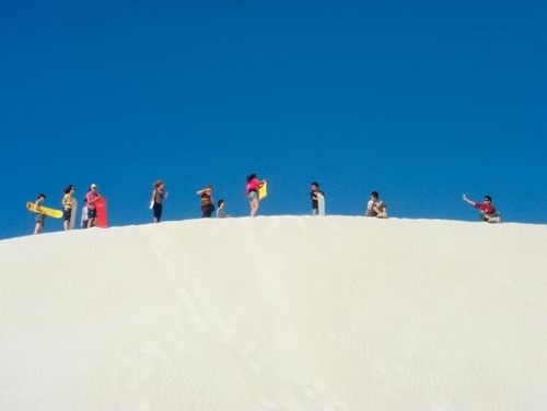 滑沙(图片来源：澳洲Jane)