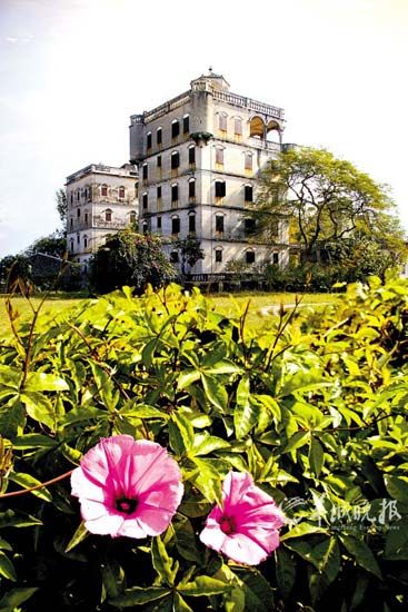 开平碉楼，自力村铭石楼(吴吕明 CFP)