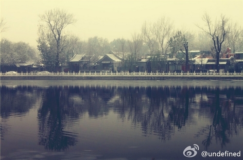 后海初雪(图片：)