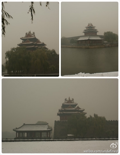故宫初雪(图片：)