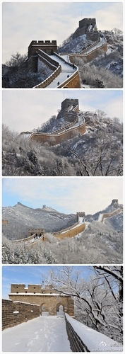 长城初雪(图片：)