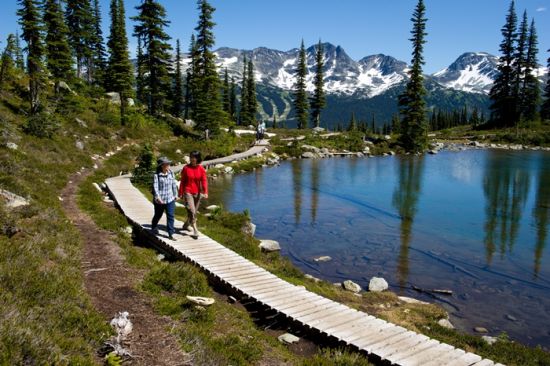 洛斯特湖和草甸Lost Lake(图片来源：惠斯勒旅游局)