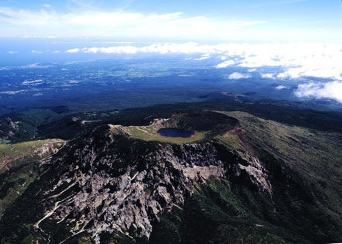 韩国济州岛的神之山汉拿山
