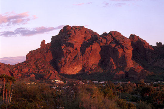 美景与高尔夫在亚利桑那共舞