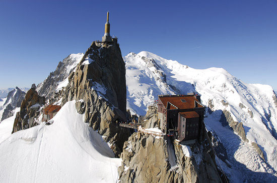 霞慕尼的南针峰(L’Aiguille du Midi)