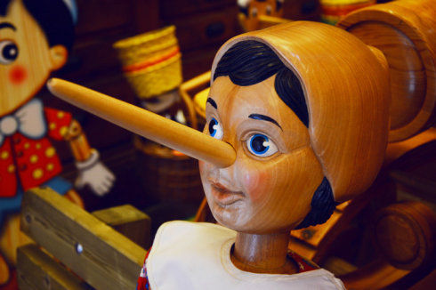 意大利看说谎鼻子会变长的小明星