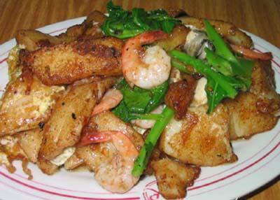 中国广东汕头特色菜:炒糕粿