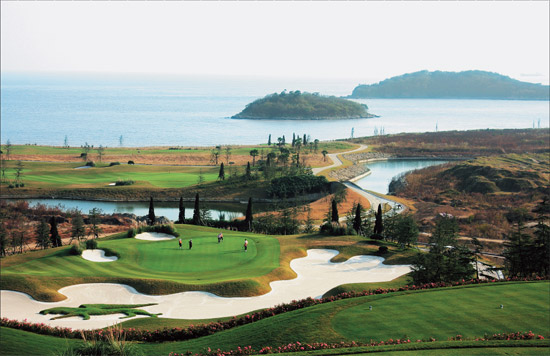 九龙山球场风光