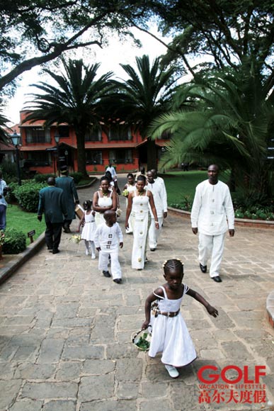 Norfolk酒店，赶上一个婚礼