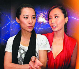 　得到无线高层撑腰，刘璇在处女剧《女拳》得以担正，令已升呢做一线花旦的陈法拉沦为陪衬。