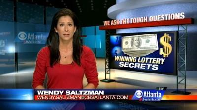 记者萨尔丝曼试图通过对大奖得主的采访探寻中奖秘诀。