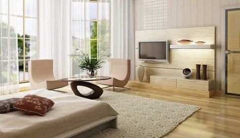 客厅在屋子正中的家居布局可以旺财，资料图