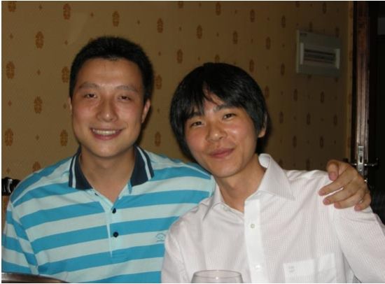 2009年围甲联赛赛后 古力李世石把酒言欢