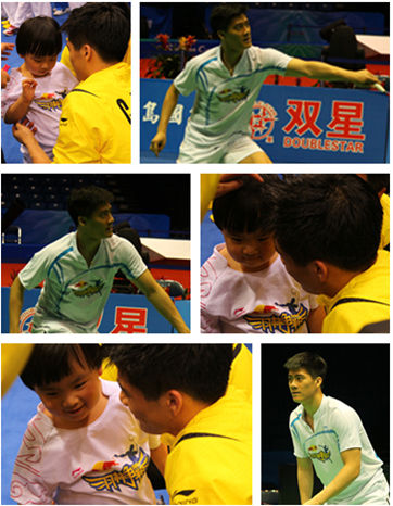 傅海峰的亲子装