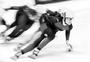 刘秋宏在比赛中，她的第7名已经是中国队在本次比赛前两天中的最好成绩了