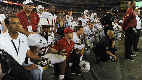 伍兹担任荣誉队长