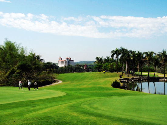 乐在其中的球手