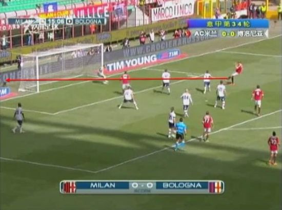 图3 伊布推射偏出