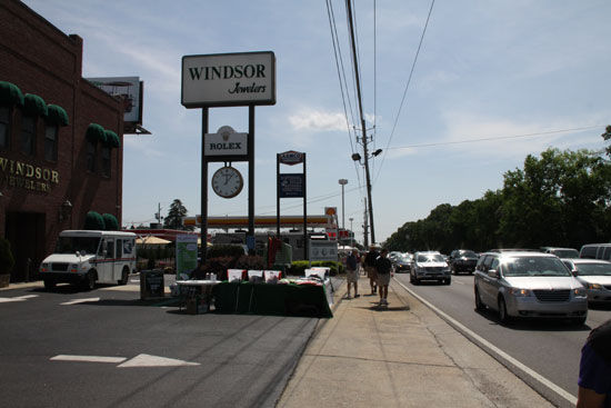 大师赛赞助商劳力士在奥古斯塔为数不多的实体广告