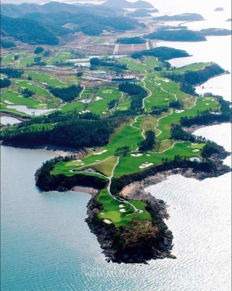 韩国松山海滩球场