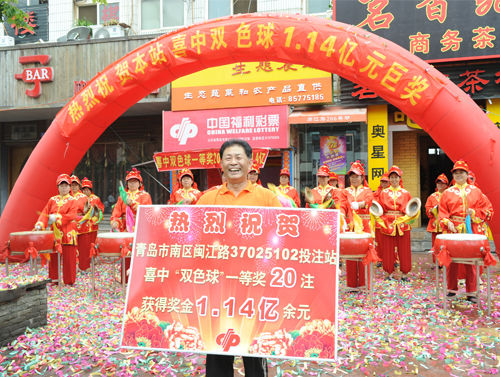1.14亿巨奖站点庆祝