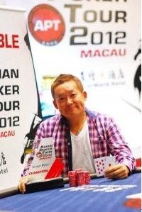 2012APT 澳门站慈善赛冠军： Katsuhiro Muto