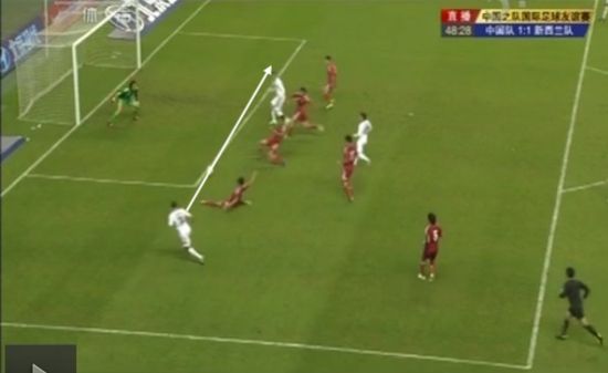 图9 新西兰队再次踢空