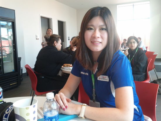 F1美国站志愿者林迪璇