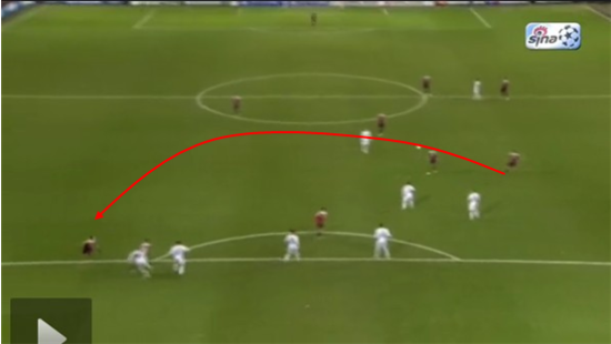 图6 蒙托利沃开出任意球