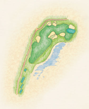 滨海湖／第16洞