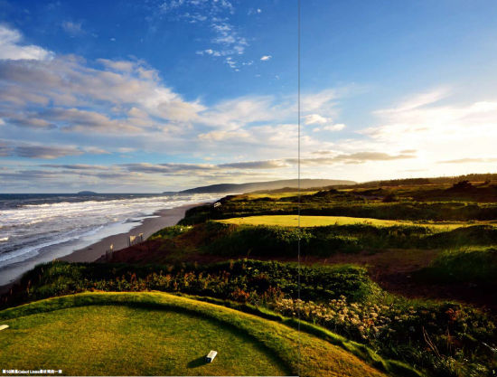 第16洞时Cabot Links最壮观的一洞