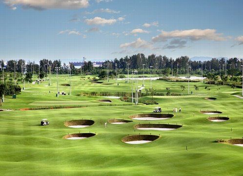 滨海湾高尔夫俱乐部的沙坑