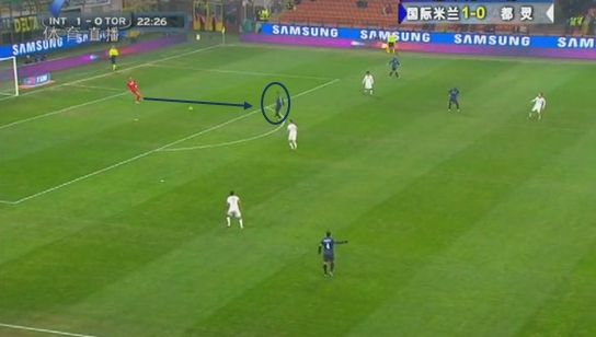 图6 瓜林后场接球