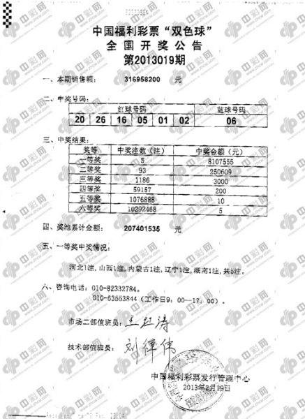 开奖传真