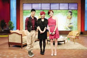 田亮叶一茜与李静合影