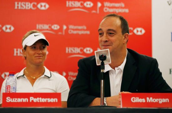 赛前新闻发布会莫嘉乐先生谈汇丰对高尔夫事业的赞助