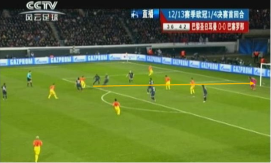 图14 桑切斯远射