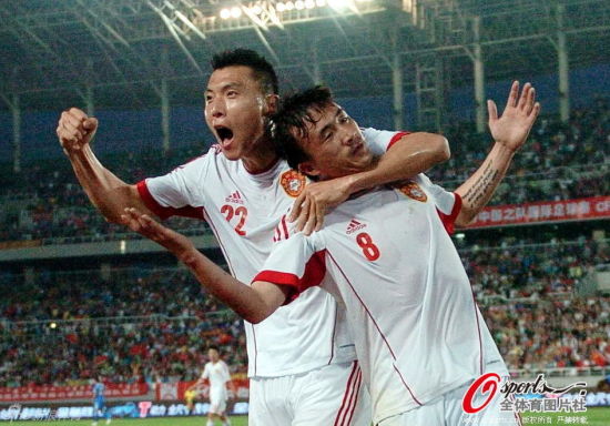 王永珀进国足处子球