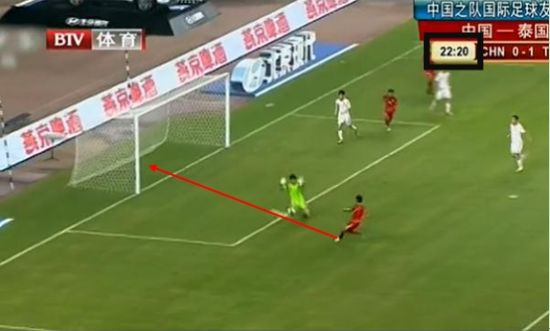 图5，克莱松推射破门