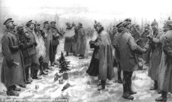 英德士兵圣诞节自发休战