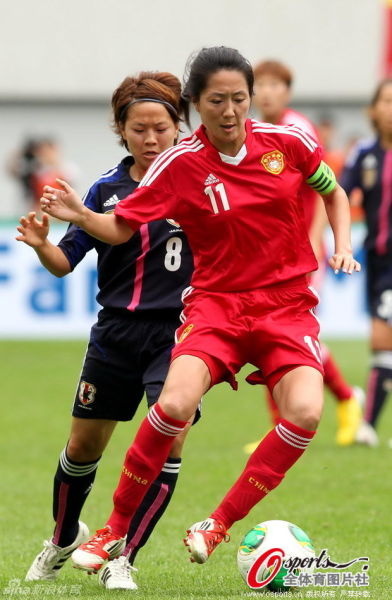 中国女足0-2不敌老对手日本