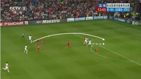 图2 巴洛特利传球