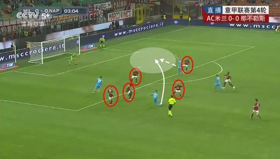 图4 因西涅传球