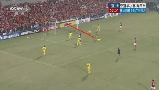 图6 穆里奇劲射破网